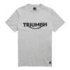 Triumph Bamburgh T-Shirt Grey -Motorcycle Equipment Store 00027048 001