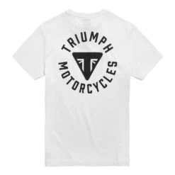 Triumph Newlyn T-Shirt White -Motorcycle Equipment Store 00027187 002