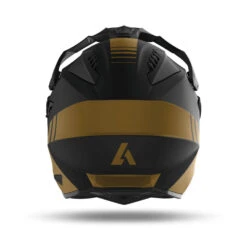 Airoh Commander Adventure Helmet Matte Gold -Motorcycle Equipment Store ARH170 AirohMatteGoldCommanderHelmetback