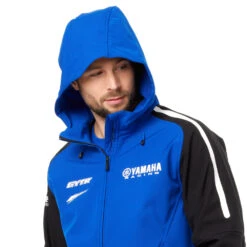 Yamaha Paddock Blue Pulse Softshell Jacket -Motorcycle Equipment Store B22FJ124E1 YamahaPBMen sSoftshellJacketSeftonmodelclose