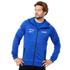 Yamaha Paddock Blue Pulse Hoodie -Motorcycle Equipment Store B22FT117E0 YamahaPBMensPulseHoodymodel