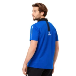 Yamaha Paddock Blue Pulse Polo Shirt -Motorcycle Equipment Store B22FT118E0 YamahaPBMen sPoloHullmodel1