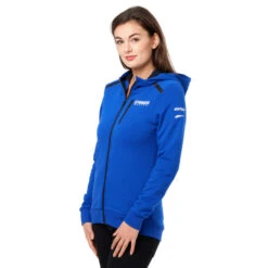 Yamaha Women's Paddock Blue Essentials Zip Hoodie -Motorcycle Equipment Store B22FT216E0 YamahaWomen sPBEssentialHoodieCrotonemodel2