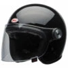 Bell Cruiser Riot Open Face Helmet Solid Black -Motorcycle Equipment Store BH 7084446RI XX3