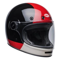 Bell Cruiser Bullitt Helmet Blazon Black / Burgundy -Motorcycle Equipment Store BellCruiserBullittBlazonBlackBurgundyHelmetBH 714839RightFront3qtr