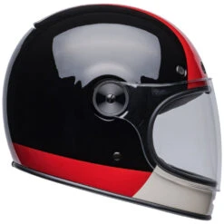 Bell Cruiser Bullitt Helmet Blazon Black / Burgundy -Motorcycle Equipment Store BellCruiserBullittBlazonBlackBurgundyHelmetBH 714839RightSide