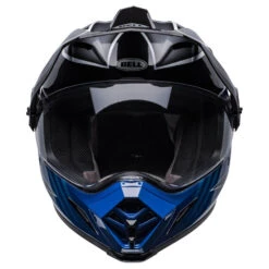 Bell MX MX-9 Adventure MIPS Helmet Dalton Black / Blue 18 Bell MX MX-9 Adventure MIPS Helmet Dalton Black / Blue -Motorcycle Equipment Store BellMX 9AdventureMipsHelmetDaltonBlackBlueBH 713638Front