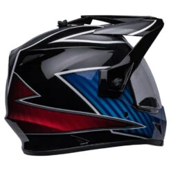Bell MX MX-9 Adventure MIPS Helmet Dalton Black / Blue 15 Bell MX MX-9 Adventure MIPS Helmet Dalton Black / Blue -Motorcycle Equipment Store BellMX 9AdventureMipsHelmetDaltonBlackBlueBH 713638RearRight3qtr
