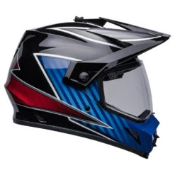 Bell MX MX-9 Adventure MIPS Helmet Dalton Black / Blue 16 Bell MX MX-9 Adventure MIPS Helmet Dalton Black / Blue -Motorcycle Equipment Store BellMX 9AdventureMipsHelmetDaltonBlackBlueBH 713638RightSide