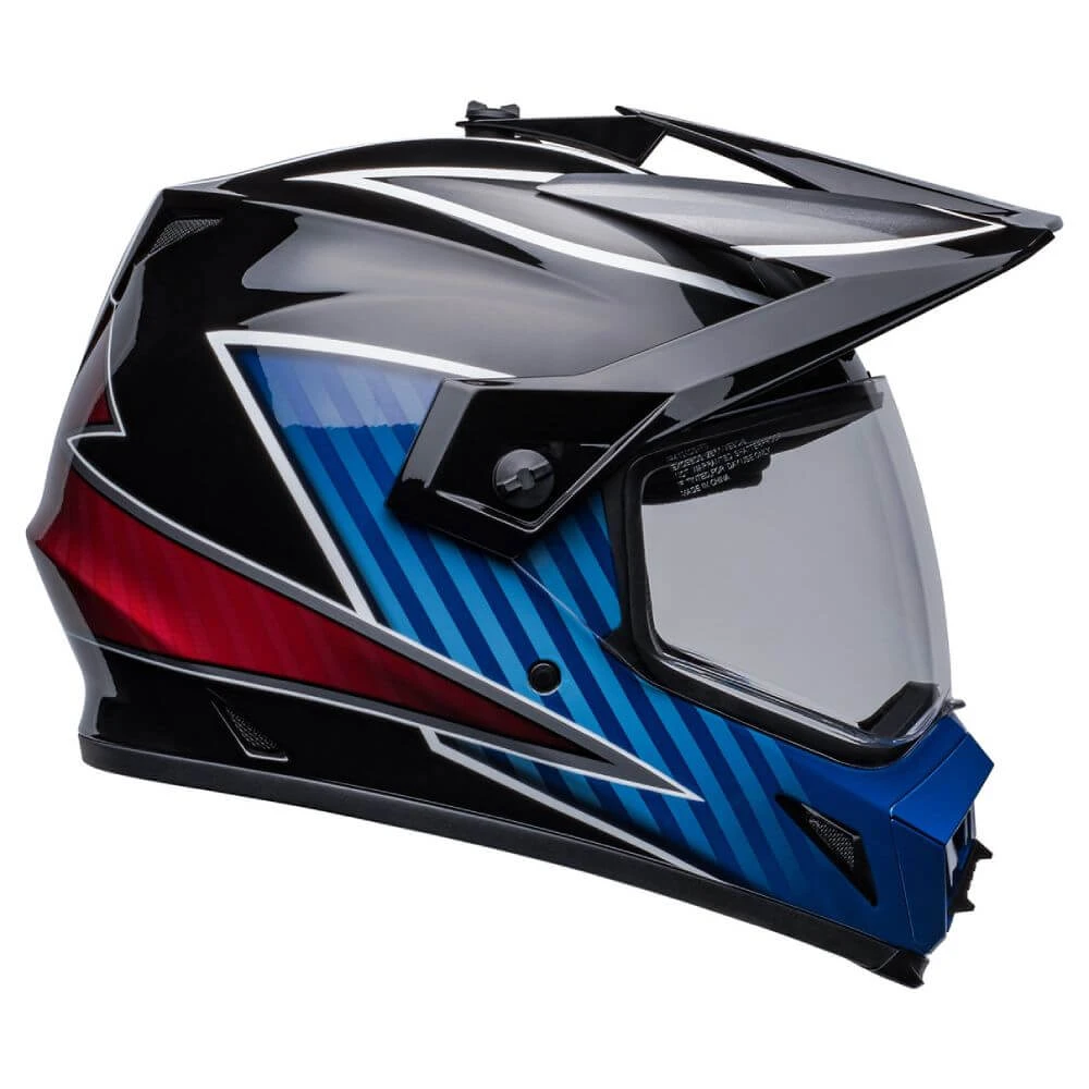 Bell MX MX-9 Adventure MIPS Helmet Dalton Black / Blue 8 Bell MX MX-9 Adventure MIPS Helmet Dalton Black / Blue - Image 6