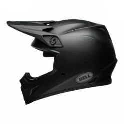 Bell MX-9 MIPS Motocross Helmet Matte Black -Motorcycle Equipment Store BellMX 9MIPSHelmetMatteBlackLeft