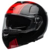Bell Street SRT Modular Helmet Ribbon Black / Red 2 Bell Street SRT Modular Helmet Ribbon Black / Red -Motorcycle Equipment Store BellSRTModularHelmetRibbonBlackRedBH 711005