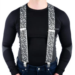 Oxford Braces "Riggers" (5 Styles) 23 Oxford Braces "Riggers" (5 Styles) -Motorcycle Equipment Store CA051 OxfordBracesSkulls