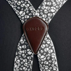 Oxford Braces "Riggers" (5 Styles) 24 Oxford Braces "Riggers" (5 Styles) -Motorcycle Equipment Store CA051 OxfordBracesSkullsback