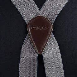 Oxford Braces "Riggers" (5 Styles) 28 Oxford Braces "Riggers" (5 Styles) -Motorcycle Equipment Store CA052 OxfordBracesHerringboneback