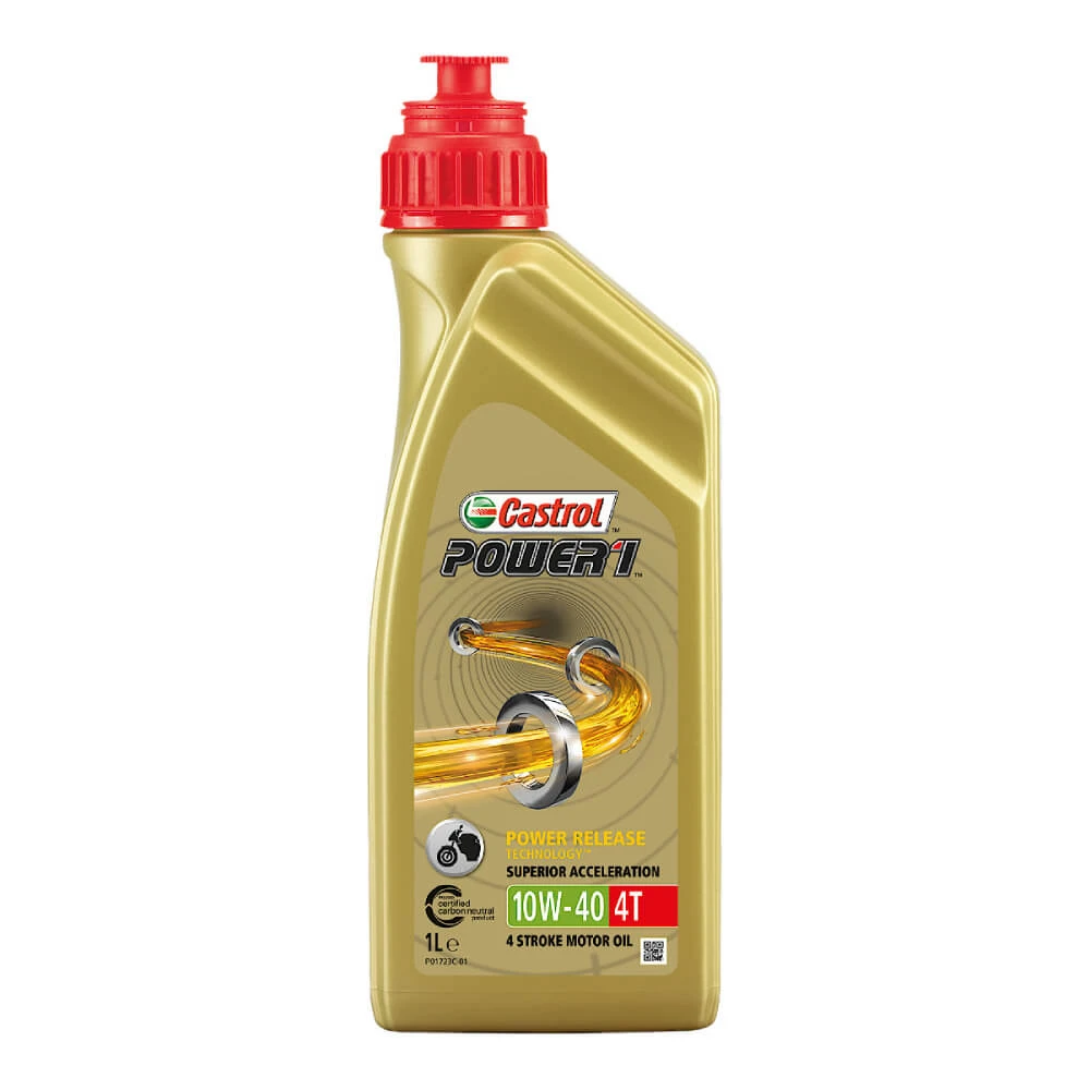Castrol Power 1 4T 10W-40 Motor Oil (1L) 3 Castrol Power 1 4T 10W-40 Motor Oil (1L)