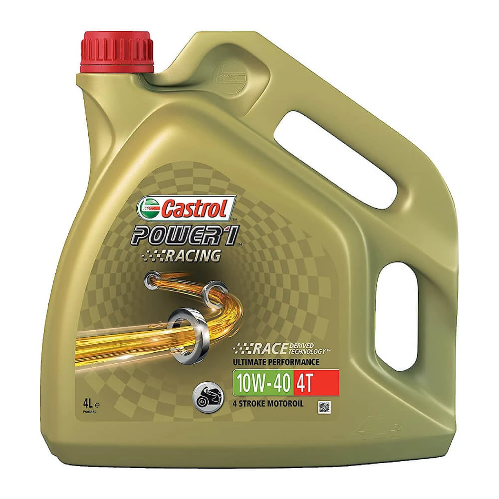 Castrol Power 1 Racing 4T 10W-40 Motor Oil (4L) 3 Castrol Power 1 Racing 4T 10W-40 Motor Oil (4L)