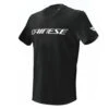 Dainese T-Shirt Black / White -Motorcycle Equipment Store DaineseT ShirtBlackWhiteD1896745 622Front3qtr