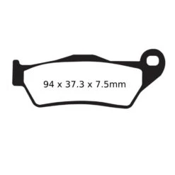 EBC HH Series Brake Pads (FA181HH) -Motorcycle Equipment Store EBCHHSeriesBrakePads FA181HH