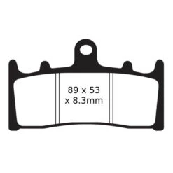 EBC Sintered HH Brake Pad (FA188HH) -Motorcycle Equipment Store EBCSinteredHHBrakePad FA188HH