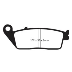 EBC Sintered HH Brake Pads (FA226HH) -Motorcycle Equipment Store EBCSinteredHHBrakePad FA226HH