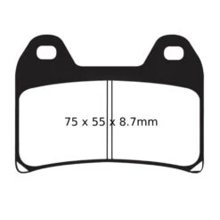 EBC Sintered HH Brake Pads (FA244HH) 7 EBC Sintered HH Brake Pads (FA244HH) -Motorcycle Equipment Store EBCSinteredHHBrakePad FA244HH