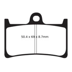 EBC Sintered HH Brake Pads (FA252HH) 9 EBC Sintered HH Brake Pads (FA252HH) -Motorcycle Equipment Store EBCSinteredHHBrakePad FA252HH