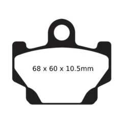 EBC Standard Brake Pads (FA081) -Motorcycle Equipment Store EBCStandardBrakePads FA081