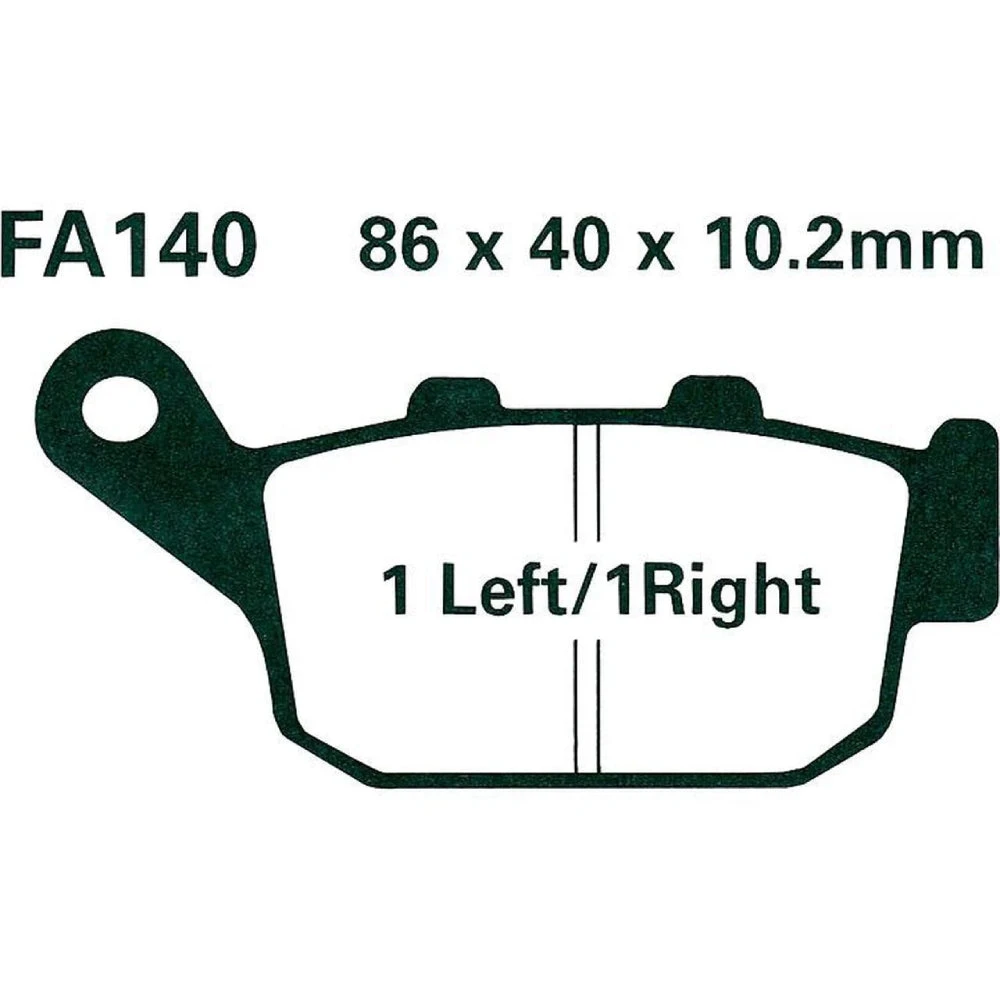 EBC Standard Brake Pads (FA140) 5 EBC Standard Brake Pads (FA140) - Image 3