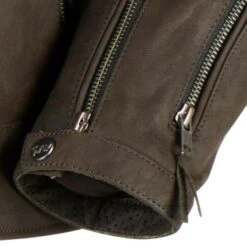 Furygan Clint Evo Men's Leather Jacket Brown -Motorcycle Equipment Store FuryganClintEvoJacketBrownFU 6025 8CuffDetail