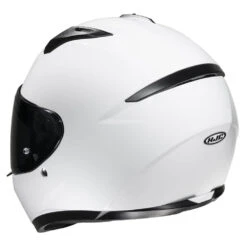 HJC C10 Full Face Helmet White -Motorcycle Equipment Store HJCC10WhiteC10WRear