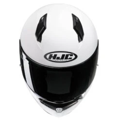 HJC C10 Full Face Helmet White -Motorcycle Equipment Store HJCC10WhiteC10WTop