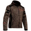 Lindstrands Woolly Fleece Brown -Motorcycle Equipment Store JF 509405 30 Halvarssons Lindstrands Woolly FleeceJacket