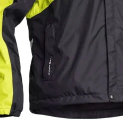 Lindstrands Waterproof Jacket Black / Fluo Yellow -Motorcycle Equipment Store JF 523200 40 LindstrandsFluoYellowBlackWPOver Jacketpocket