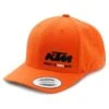 KTM Racing Cap Orange 1 KTM Racing Cap Orange -Motorcycle Equipment Store KTMRacingCapOrange3PW220063000Front