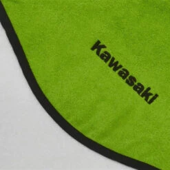 Kawasaki Hooded Baby Towel -Motorcycle Equipment Store KawasakiHoodedBabyTowel174MCM2101LogoDetail Custom .001