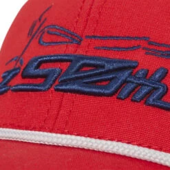 Kawasaki Z-50th Peak Cap Red -Motorcycle Equipment Store KawasakiZ 50thRedPeakCap023SEU22210ULogoDetail