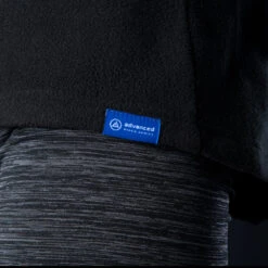 Oxford Advanced Half-Zip Fleece Black 9 Oxford Advanced Half-Zip Fleece Black -Motorcycle Equipment Store LA214501 OxfordAdvancedBlackHalfzipFleecedetail