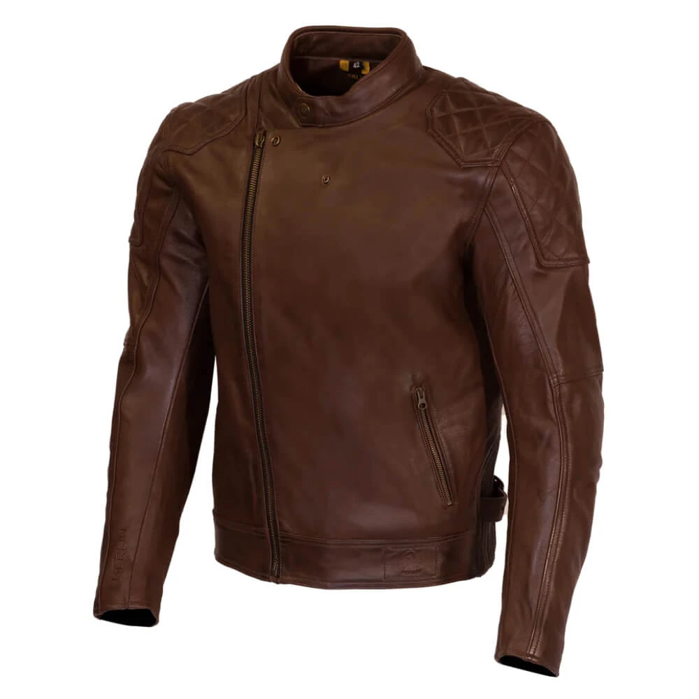 Merlin Chester Leather Jacket Brown 3 Merlin Chester Leather Jacket Brown