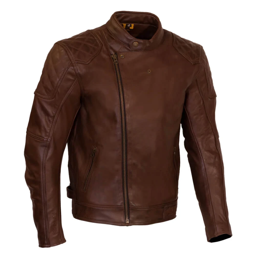 Merlin Chester Leather Jacket Brown 4 Merlin Chester Leather Jacket Brown - Image 2