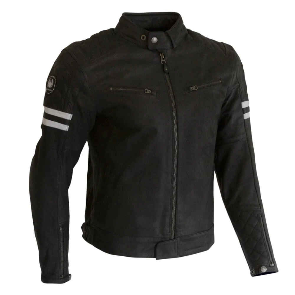 Merlin Hixon II Leather Jacket Black 5 Merlin Hixon II Leather Jacket Black - Image 3