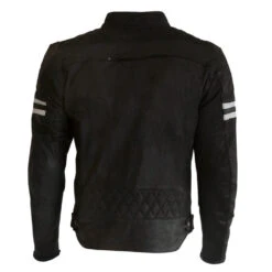 Merlin Hixon II Leather Jacket Black 14 Merlin Hixon II Leather Jacket Black -Motorcycle Equipment Store MerlinHixonIILeatherJacketBlackME MPL059BLKRear