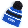 Yamaha Paddock Blue Kids PomPom Hat -Motorcycle Equipment Store N22FH410E100 YamahaPBKidsPomPomHat