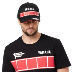 Yamaha 22 Ten Cap Black / White -Motorcycle Equipment Store N22TN121B000 YamahaTenereBlackCapmodel