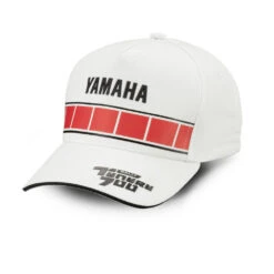 Yamaha 22 Ten Cap Black / White -Motorcycle Equipment Store N22TN121W000 YamahaTenereCapWhite