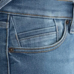 Oxford AA Slim Jeans Regular Mid Blue -Motorcycle Equipment Store OAAASlimMSJeansMidBlueOF DM229104Pocket