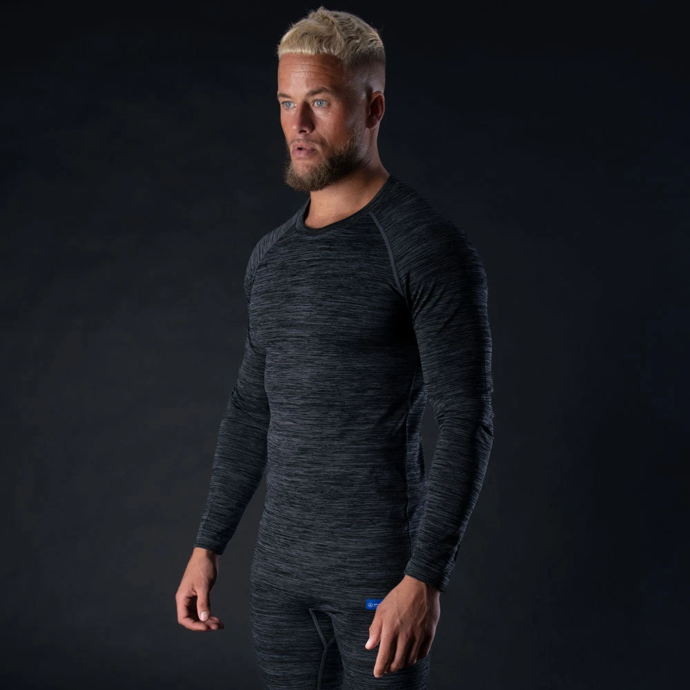 Oxford Advanced Base Layer Top Charcoal Marl 5 Oxford Advanced Base Layer Top Charcoal Marl - Image 3