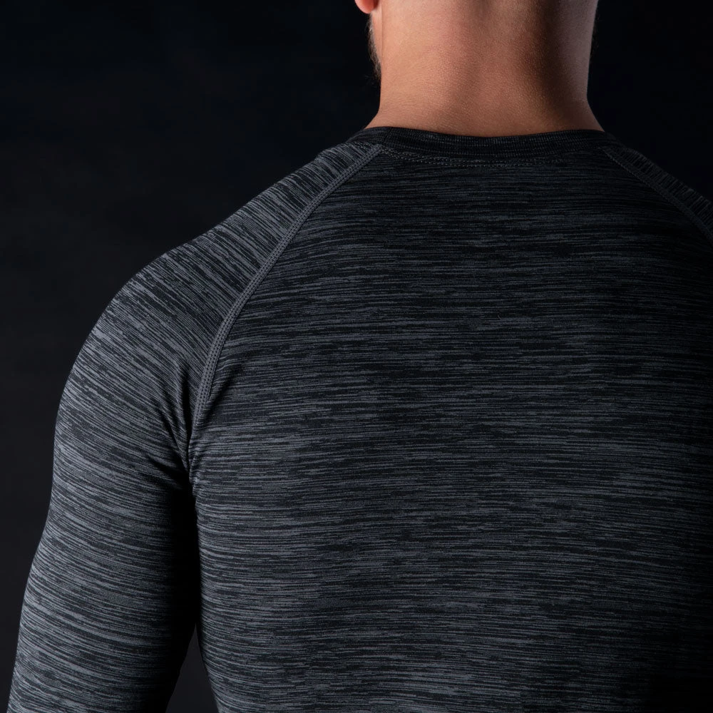 Oxford Advanced Base Layer Top Charcoal Marl 6 Oxford Advanced Base Layer Top Charcoal Marl - Image 4