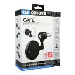 Oxford Cafe Bar End Mirror Universal -Motorcycle Equipment Store OxfordCafeBarEndMirrorUniversalOX534Packaging