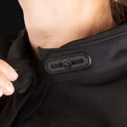 Oxford Mondial 2.0 Women's Jacket Black / Coral -Motorcycle Equipment Store OxfordMondial2.0Women sJacketBlackCoralOF TW221102Neck